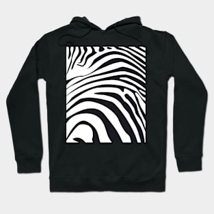 Zebra Pattern Hoodie